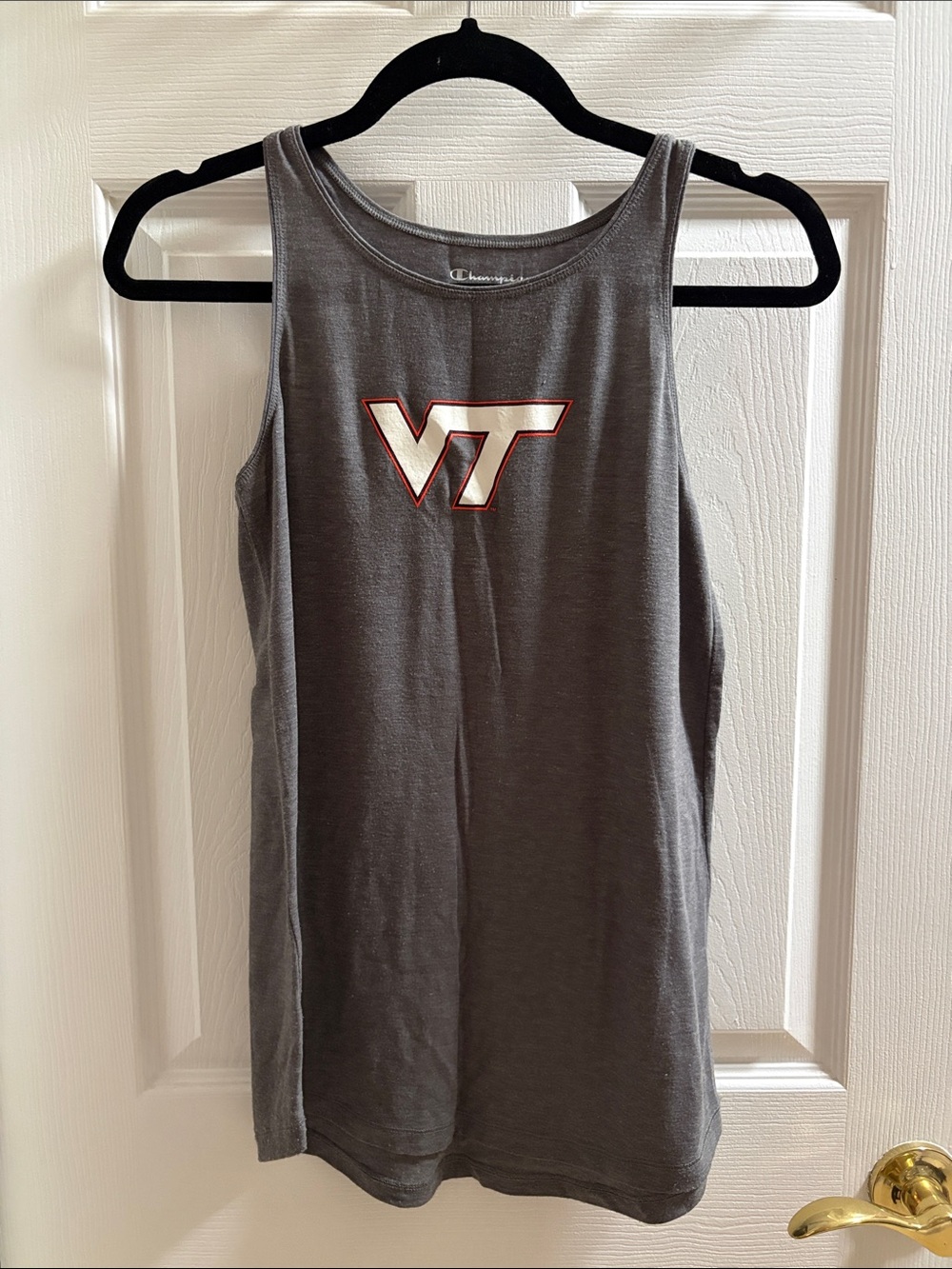 Champion Gray VT Logo Women's Tank Top